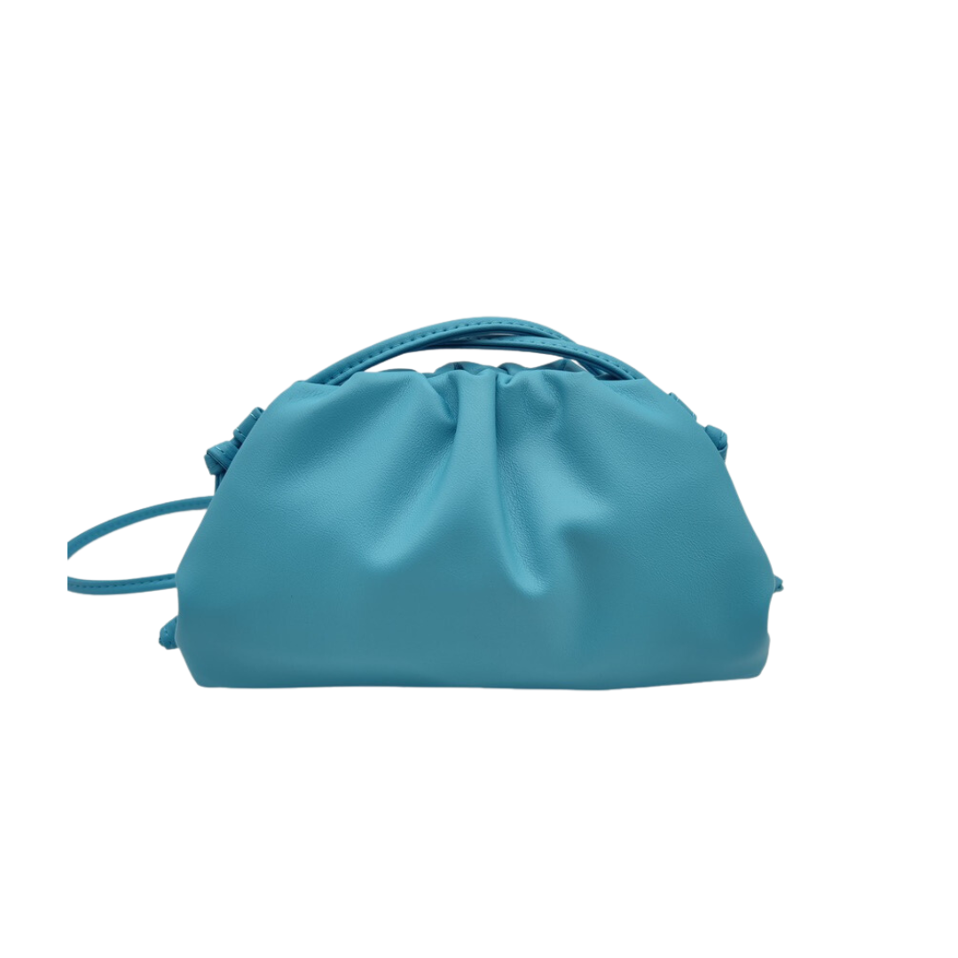 BABY BLUE POUCH SMOOTH BAG