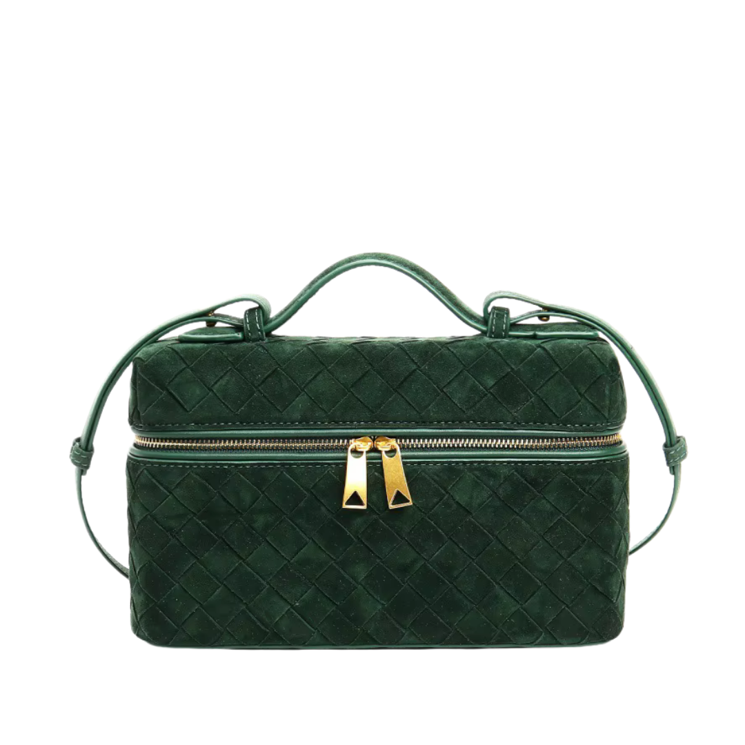 ALAIA SUEDE GREEN BAG