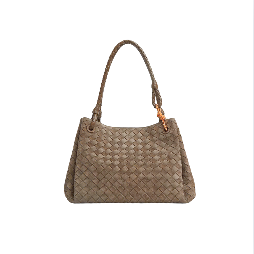 CORINA SUEDE LIGHT BROWN BAG