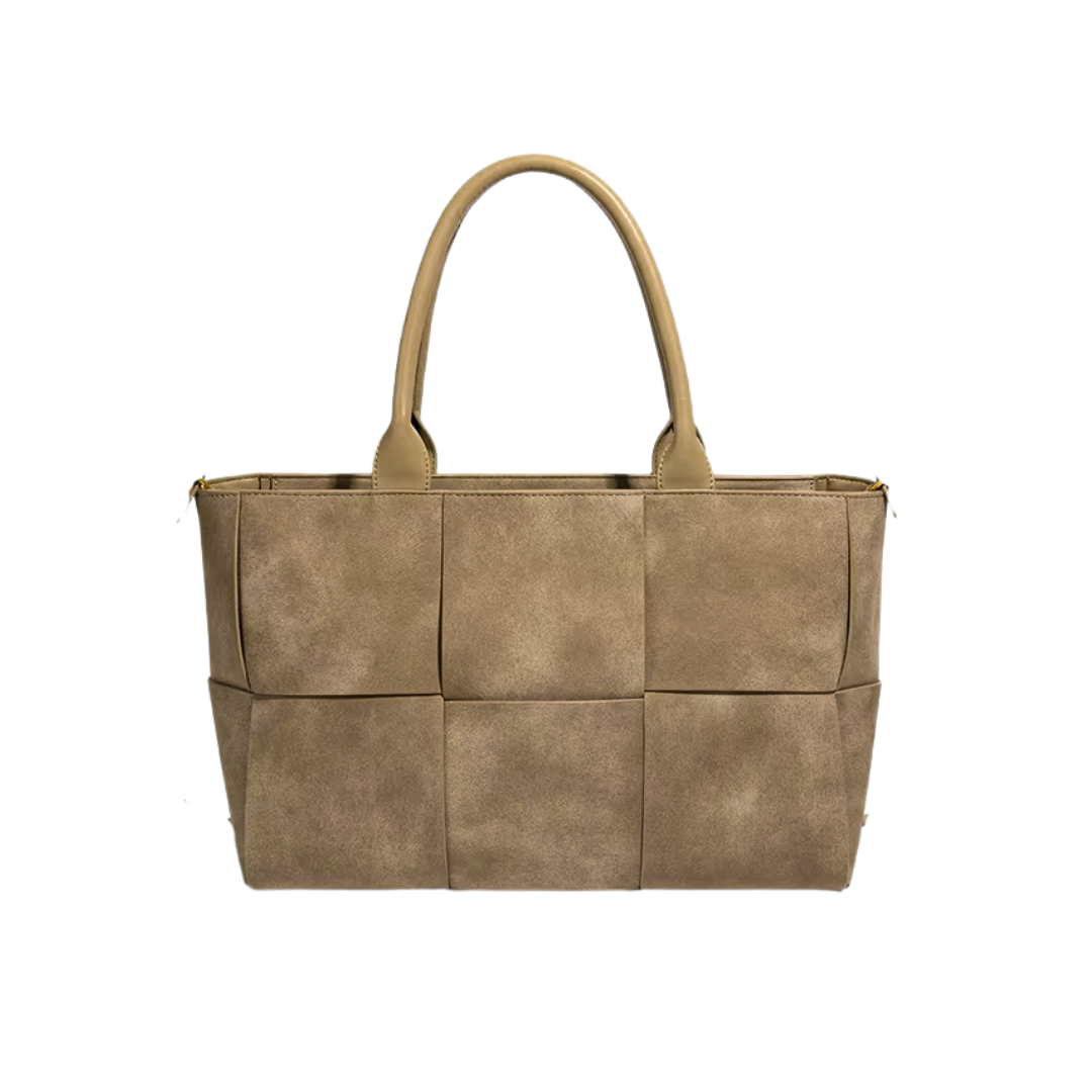 LULU SUEDE LIGHT BROWN  BAG