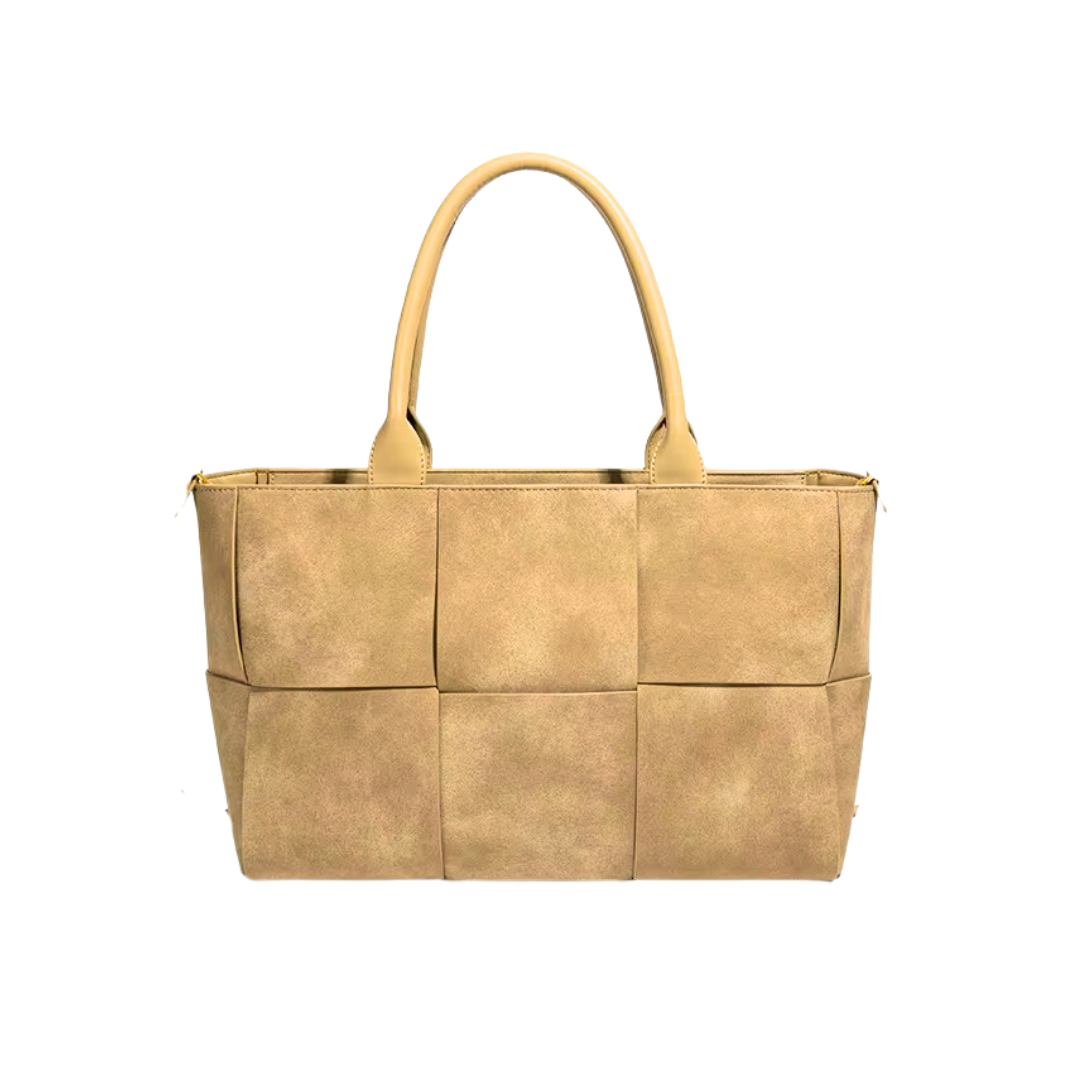 LULU SUEDE NUDE BAG