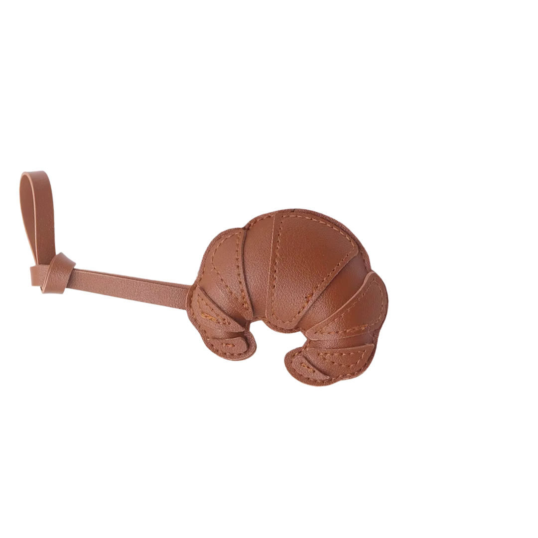 PRE ORDER BROWN CROISSANT CHARM