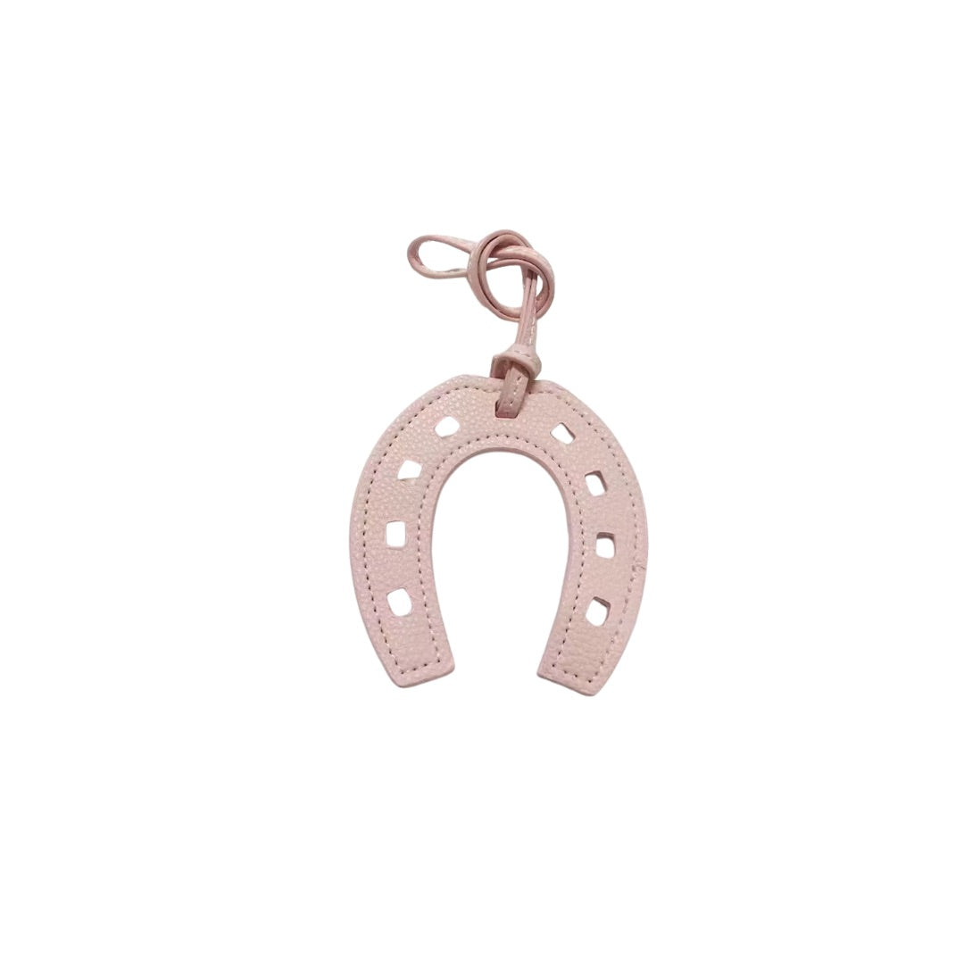 LIGHT PINK HORSESHOE CHARM