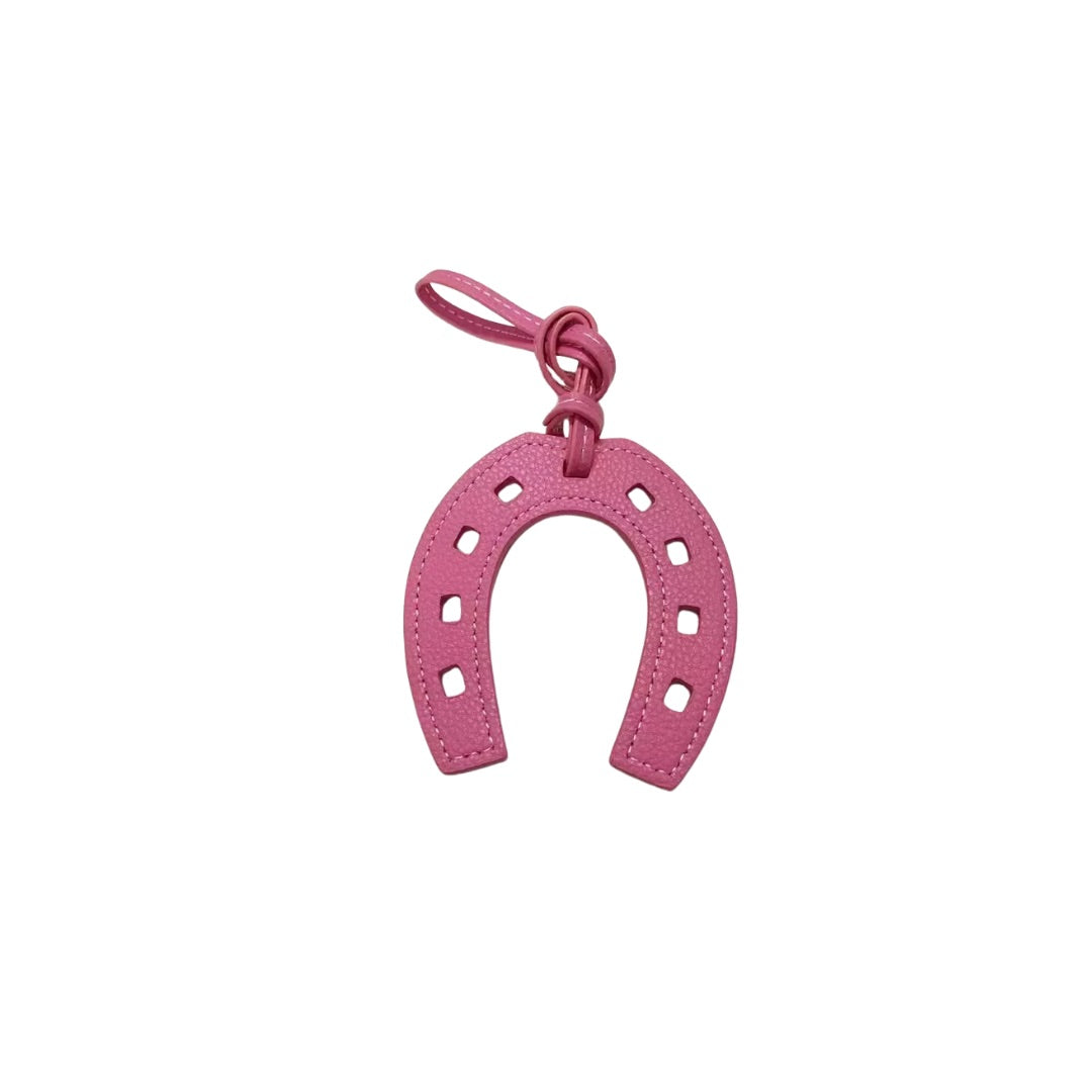 PINK HORSESHOE CHARM