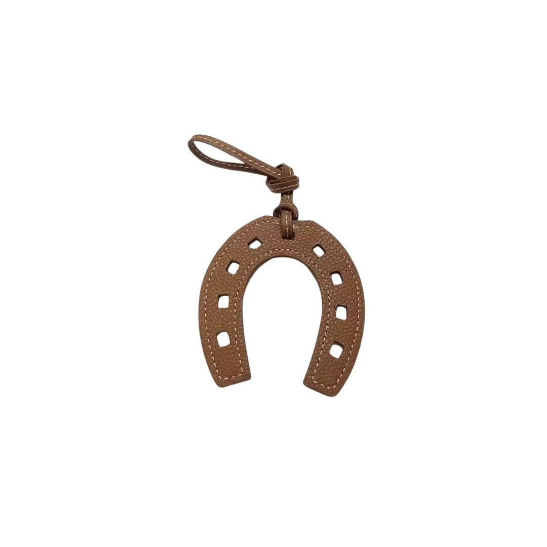 BROWN HORSESHOE CHARM