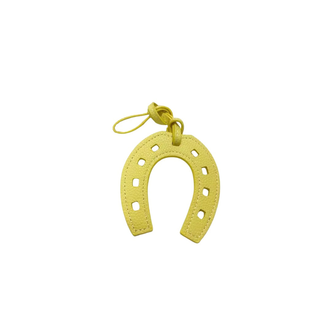 YELLOW HORSESHOE CHARM