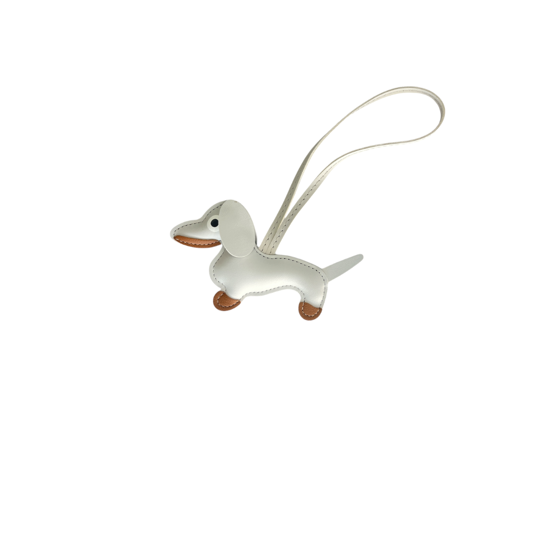 WHITE DOG CHARM