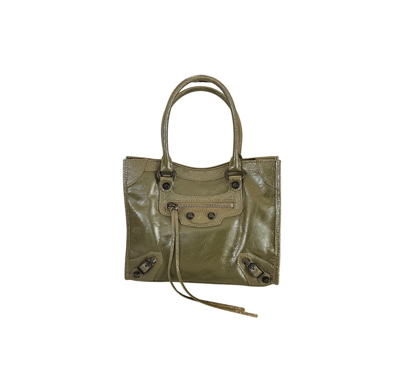 PRE ORDER ARMY GREEN GALATHEA S BAG (PIEL)