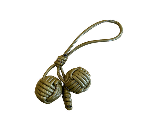 ARMY GREEN BALL CHARM