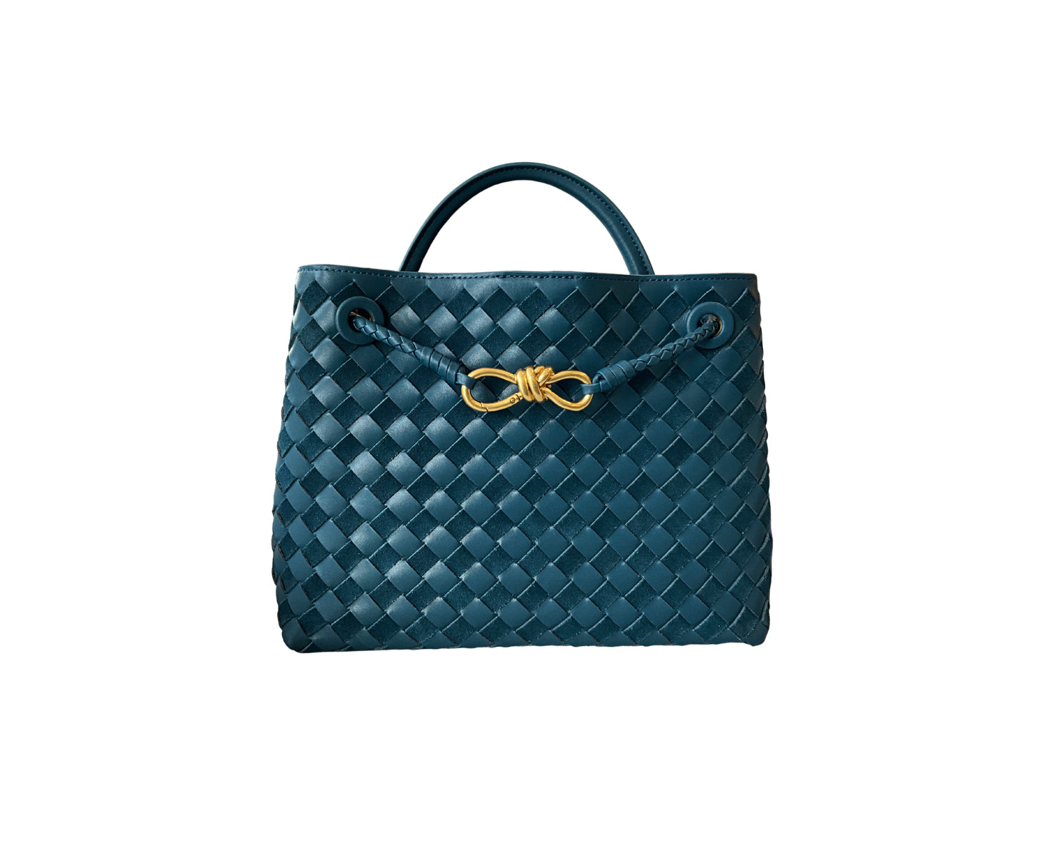 PRE ORDER BI COLOR BLUE GALA SUEDE M BAG (PIEL)