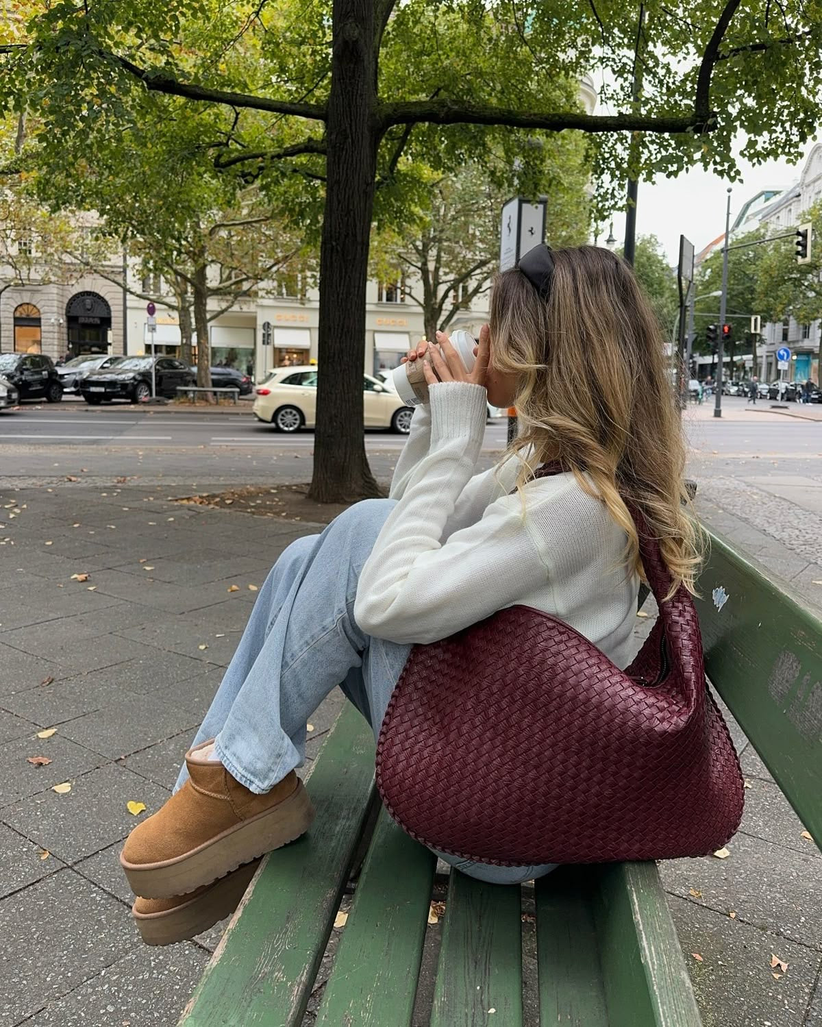 PRE ORDER WINE KNOT BAG