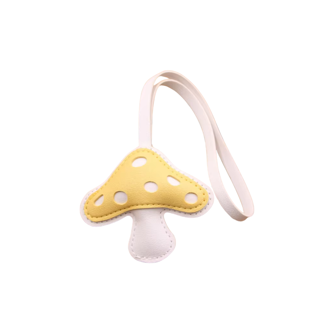 YELLOW MUSHROOM CHARM