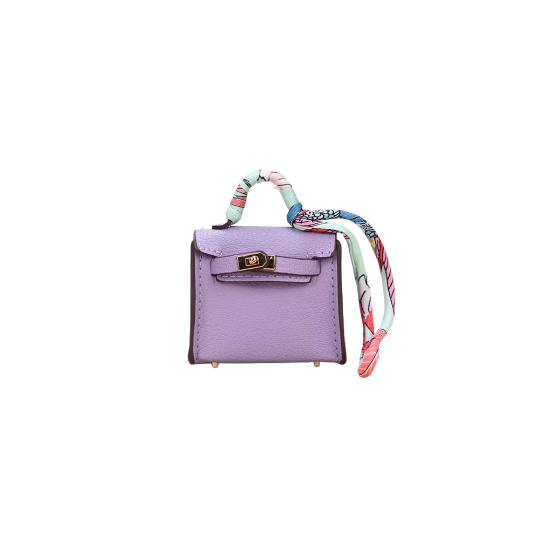PRE ORDER MINI B PURPLE BAG CHARM