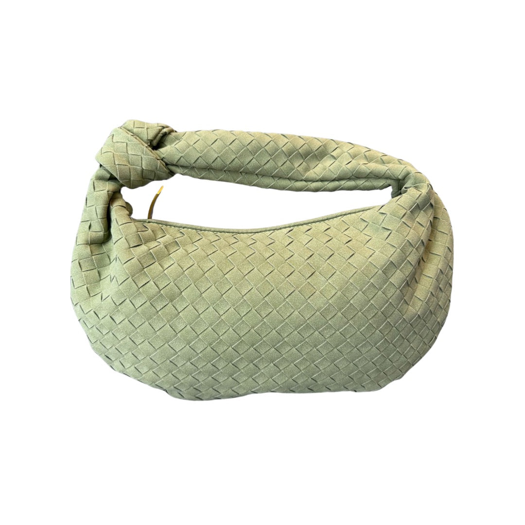 PRE ORDER LIGHT GREEN SUEDE DUPE XL BAG