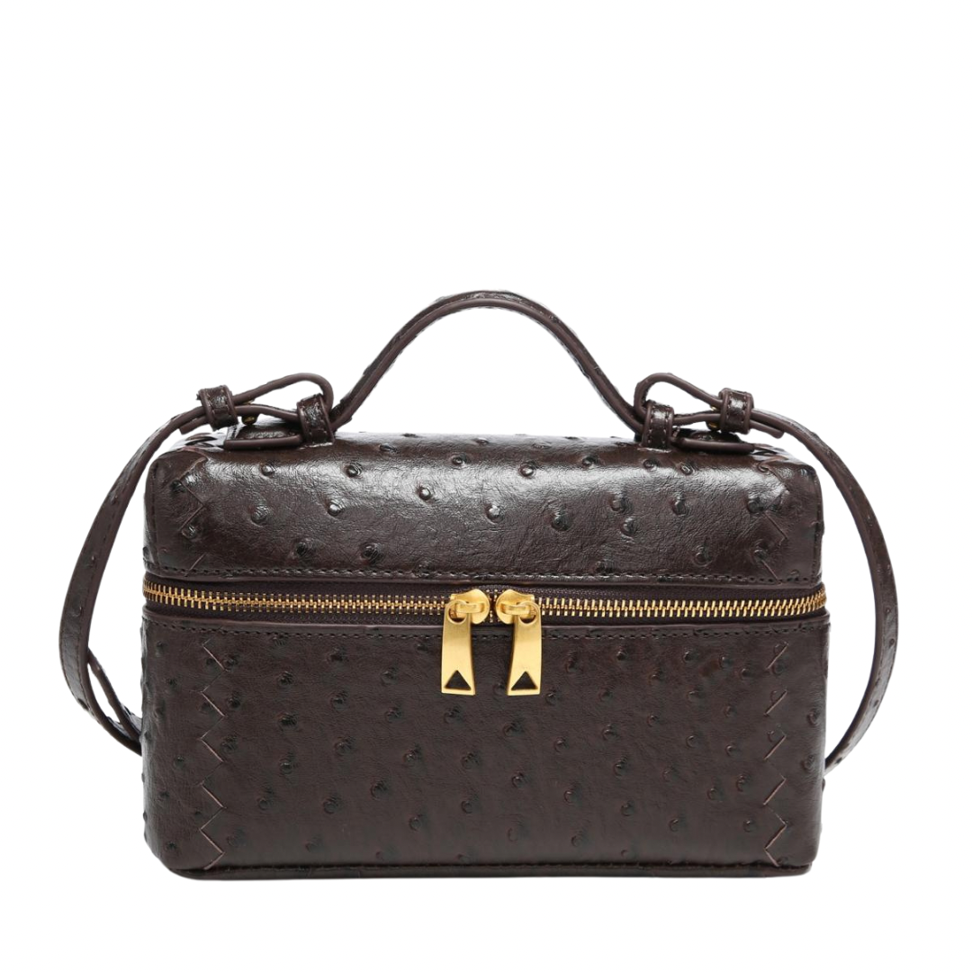 PRE ORDER ALAIA DOTS BROWN BAG